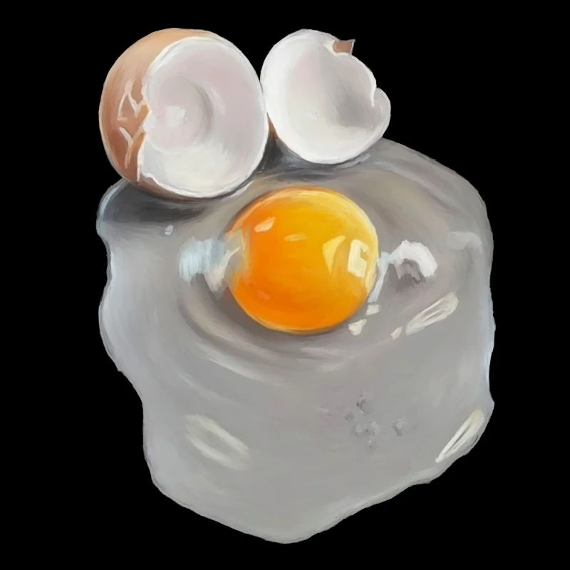 image d’oeuf en gris abstrait