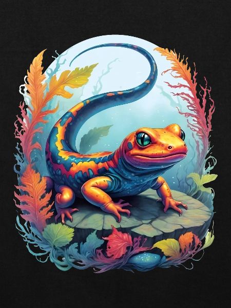 Salamandre Sous L'eau