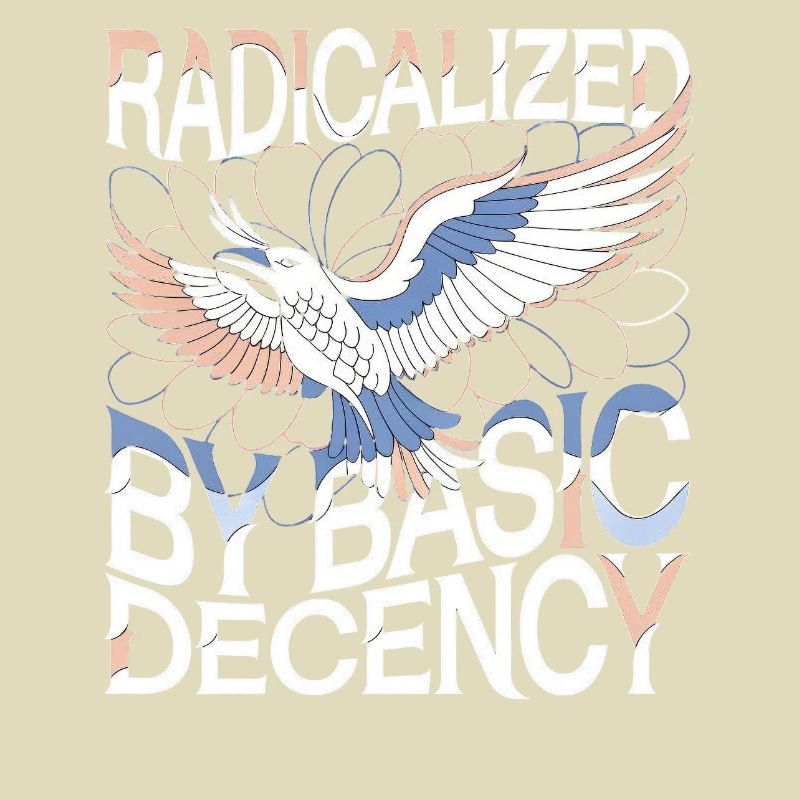 Radicalized by Basic Decency Statement Kunst