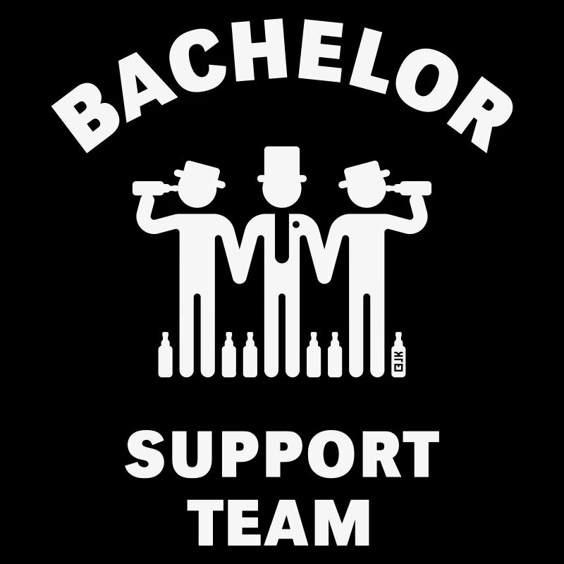 Bachelor Support Team (Groom / Stag Party / White)