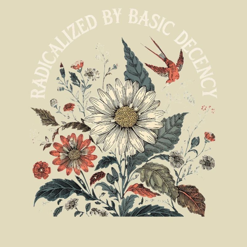 Radicalized By Basic Decency Retro Shirt
