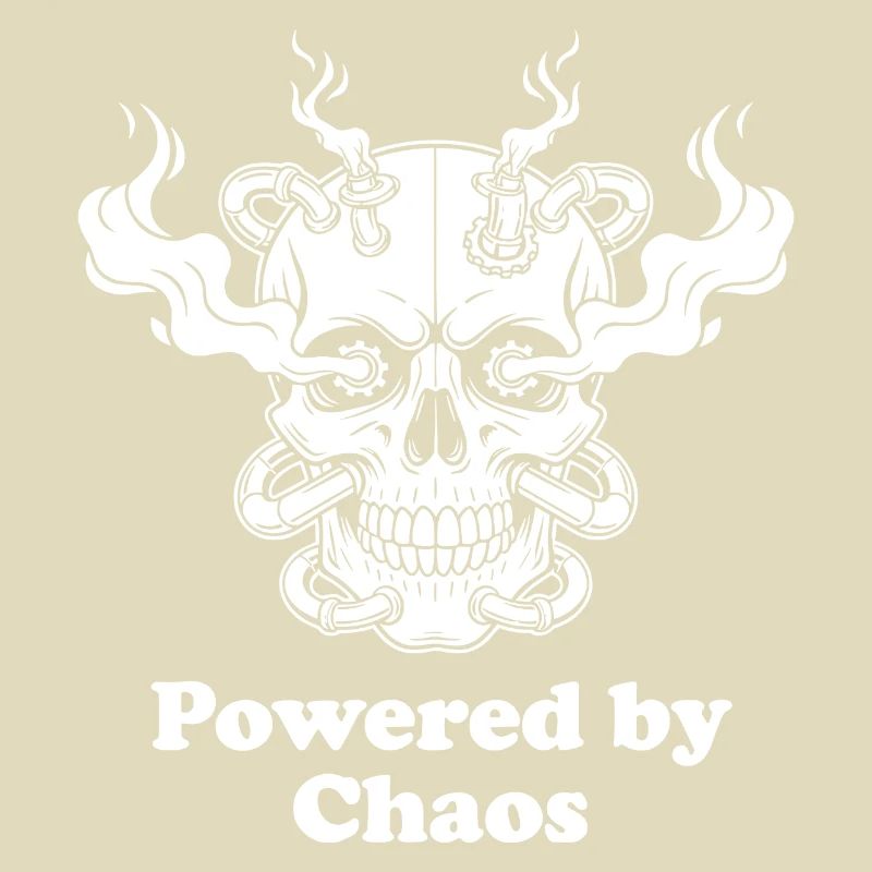 Chaos Flames Skull Pattern