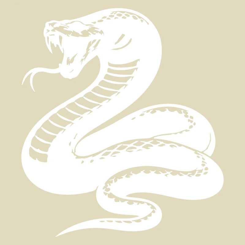 Schlange Python Silhouette