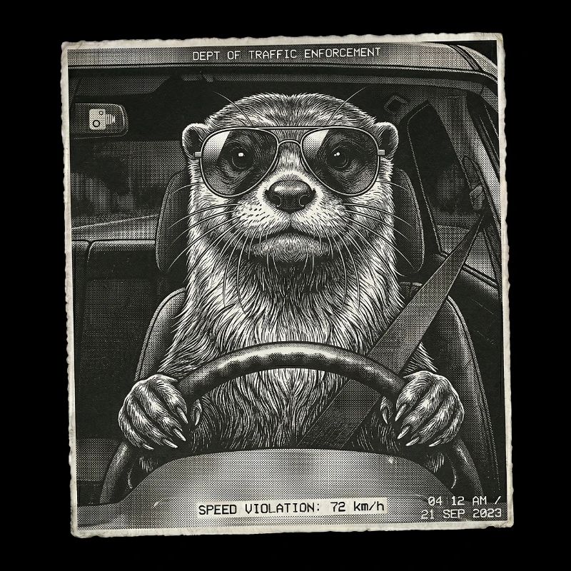 Otter Flashed