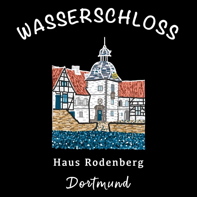 Dortmund, iconic moated castle Rodenberg
