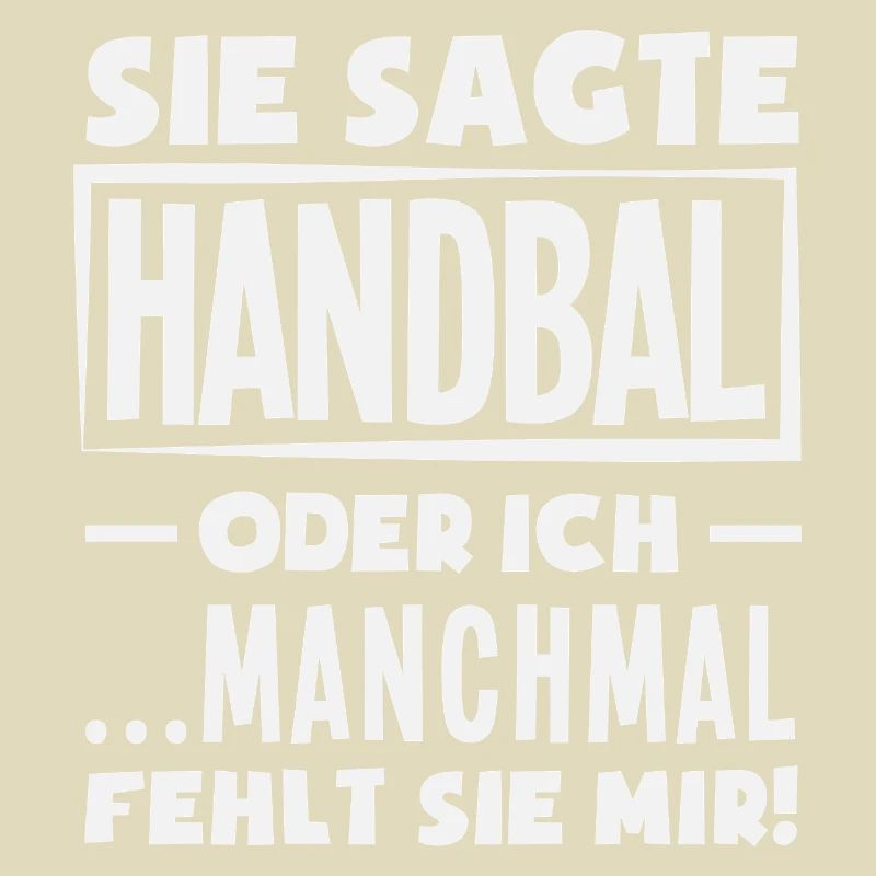 Handball oder ich – manchmal fehlt sie