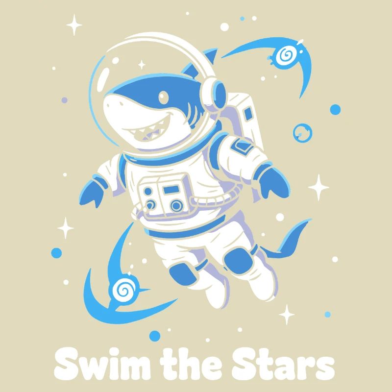 Astronaute requin de l’espace