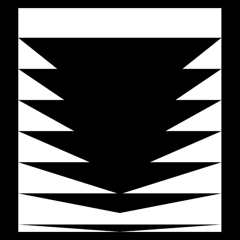 black triangles pattern