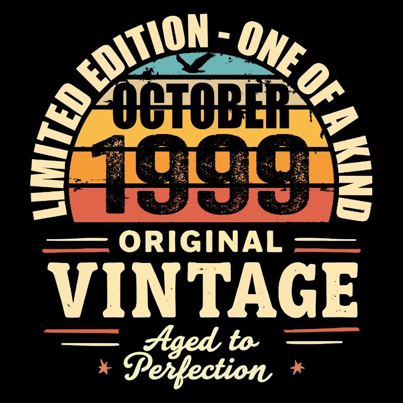 Retro October 1999 - birthday october 1999