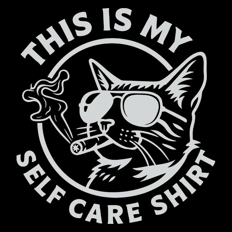 Mon t-shirt de chat d’auto-soin
