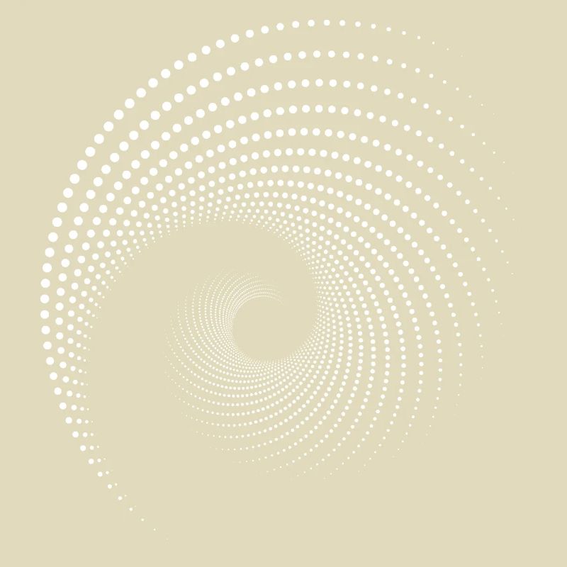 Impression à Spirale à Points Galaxies