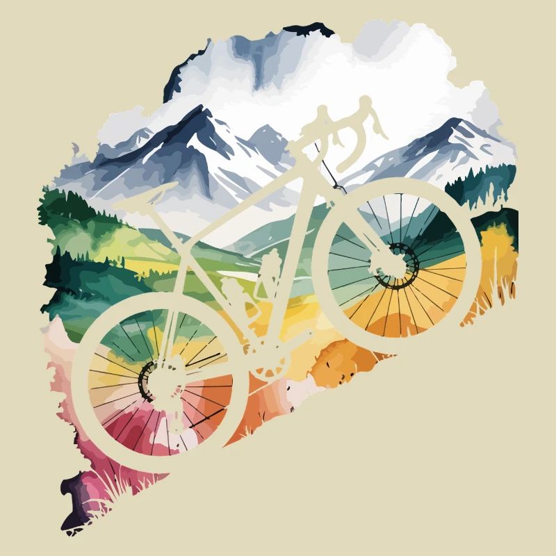 Scène d’aventure en VTT