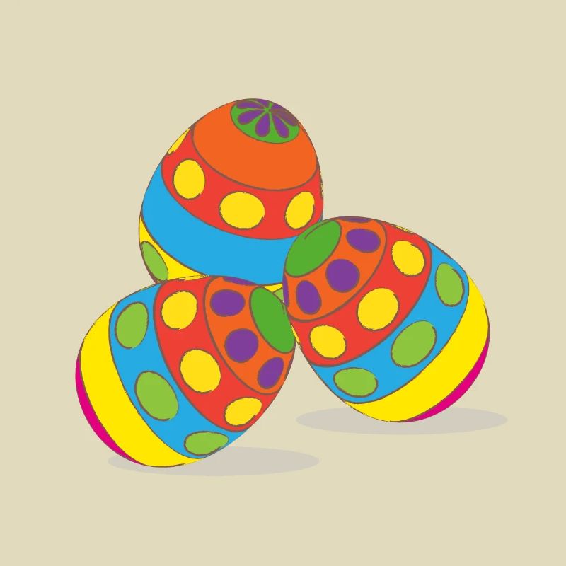 Easter eggs, easter, happy easter, happy eastern