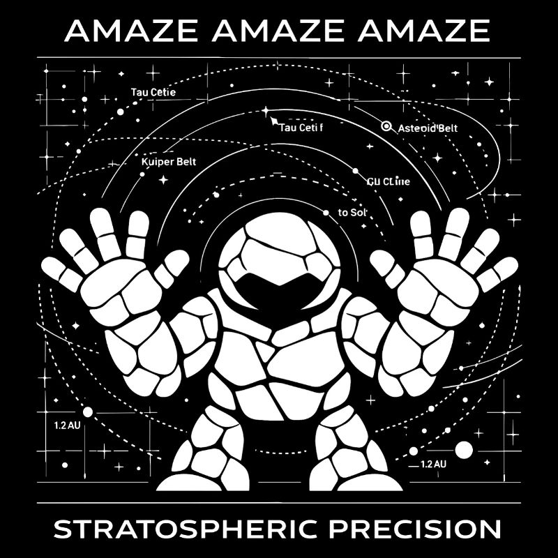 AMAZE Stratospheric Precision Rocky Astronaut
