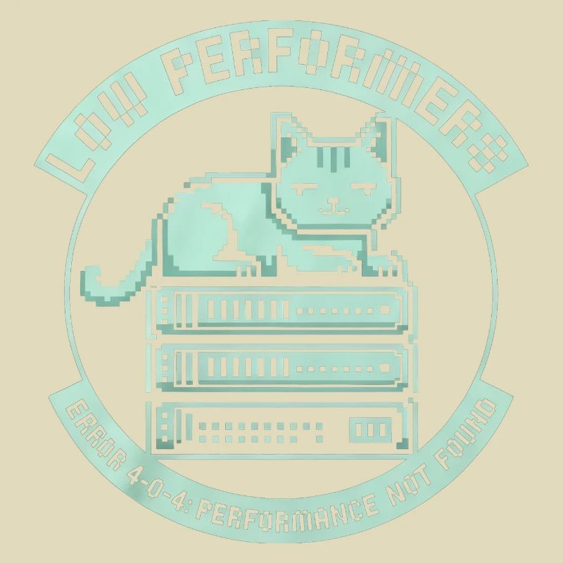 Low Performers Cat Server Pixel Art