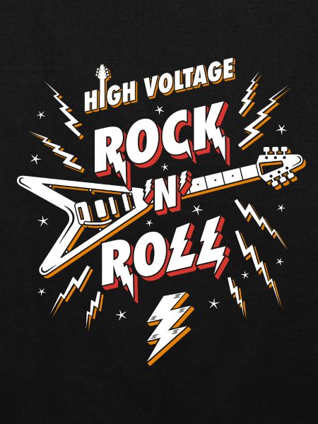 Hochspannungs-Rock'n'Roll-Gitarre