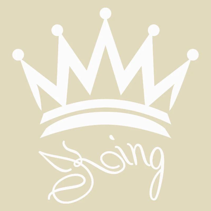 King Valentinstag, Hochzeitstag oder Paar Design