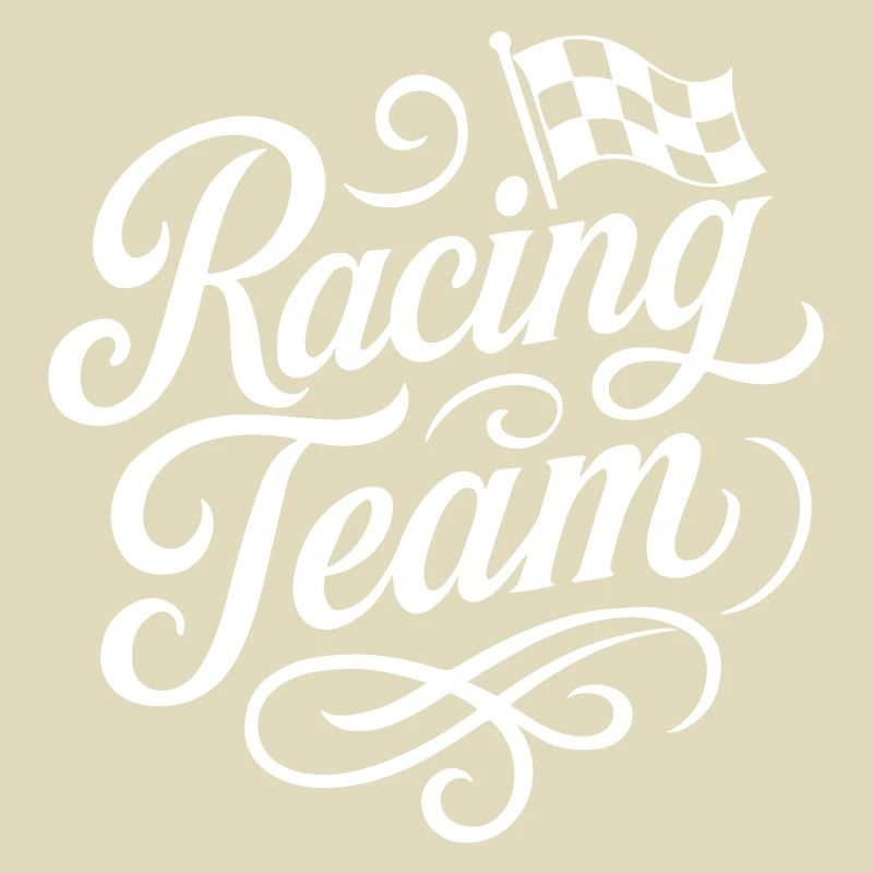 Drapeau de course de l’équipe de course