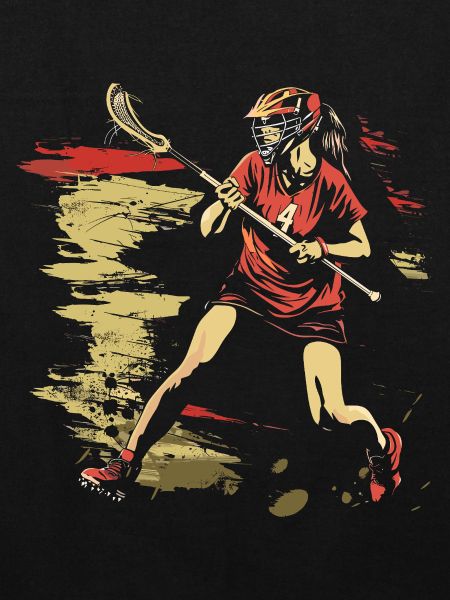 Oldschool Lacrosse Mädchen