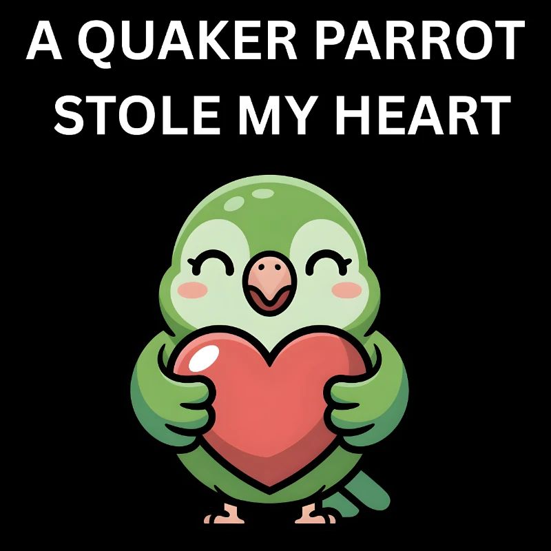Perroquet quaker a volé mon cœur - Perruche moine mignonne