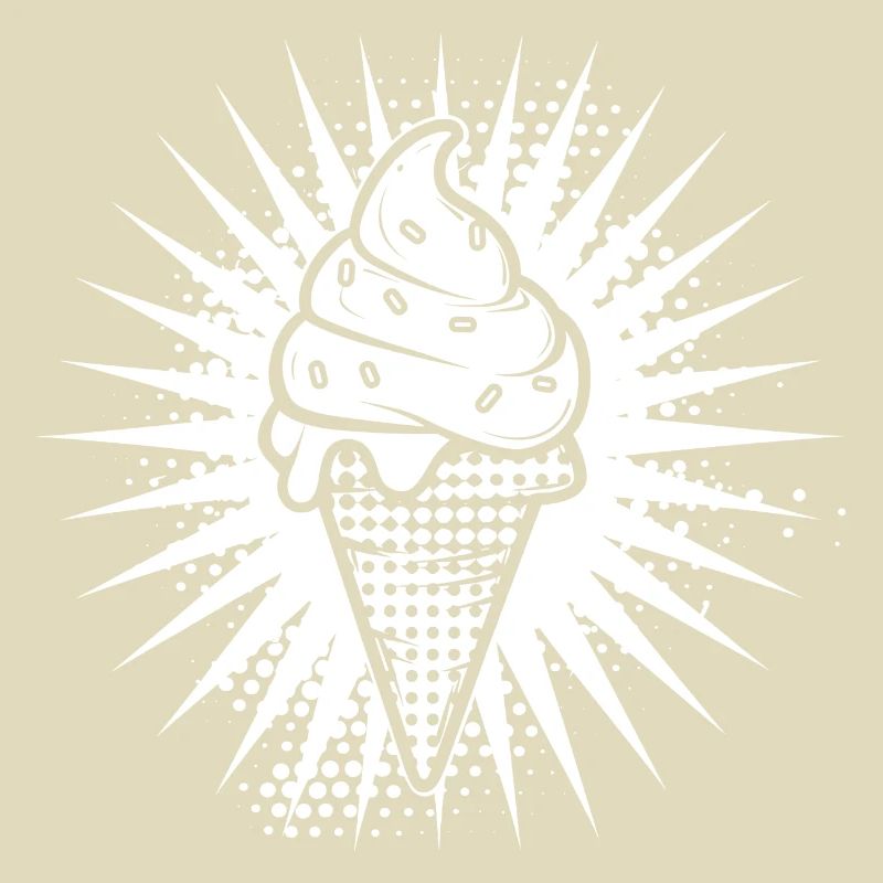 Cornet de crème glacée Dessin