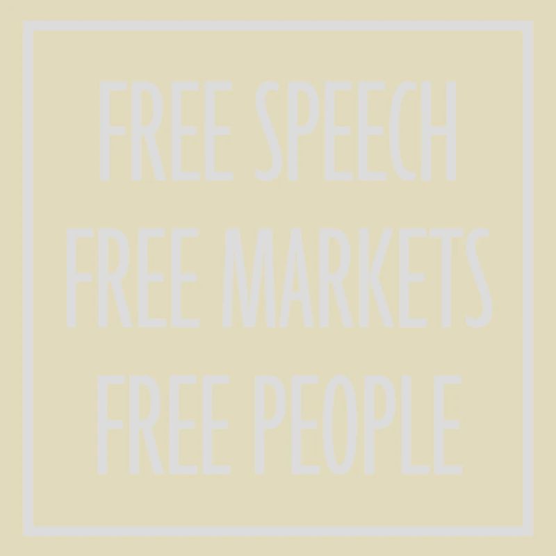 Marché de la liberté d’expression Peuple Libertarian Freedom Logo