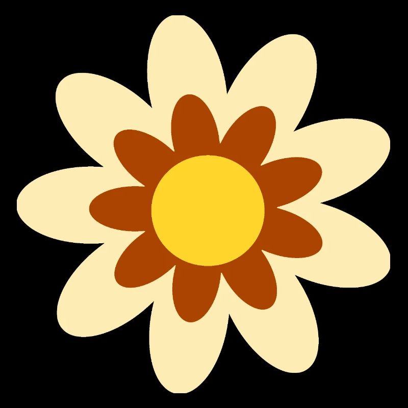 70s Flower Pattern Hippie Gift