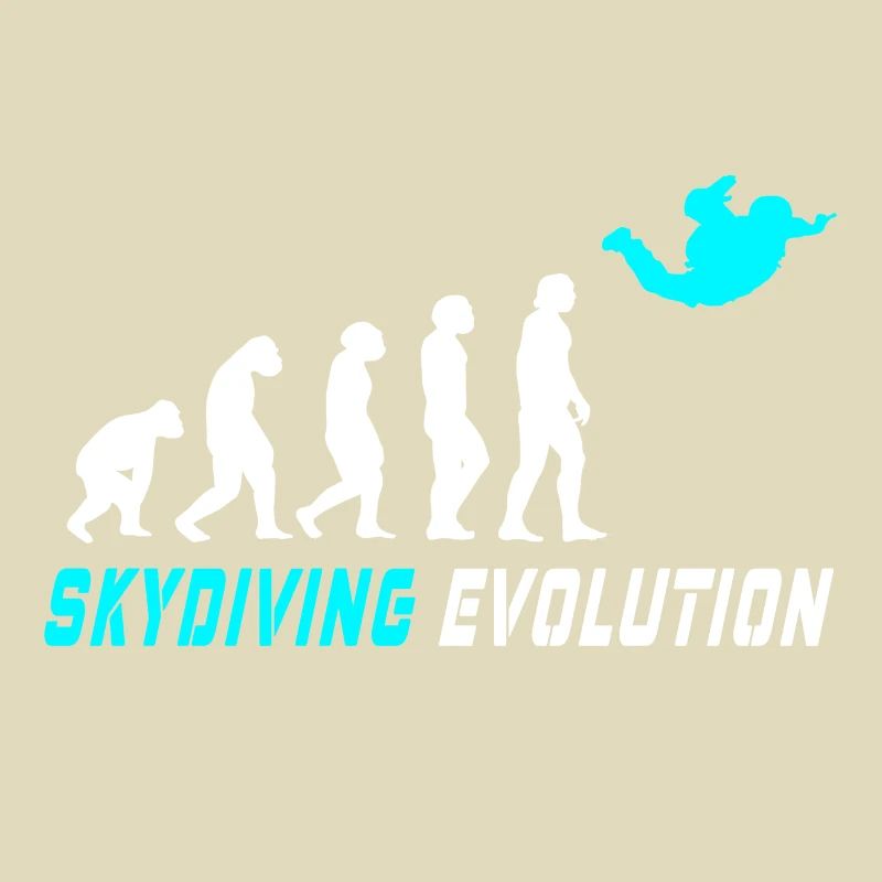 Parachute evolution design / gift idea