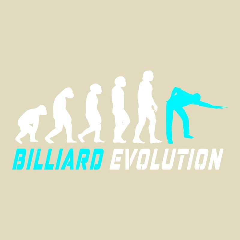 Billiard evolution design / gift idea