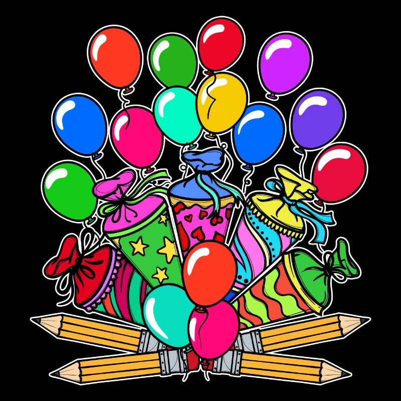 Ouverture de l’école ballon crayon sac d’école start