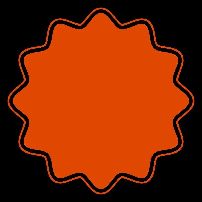Emblem | Form | Stern runde Ecken (Vectorgraphic)