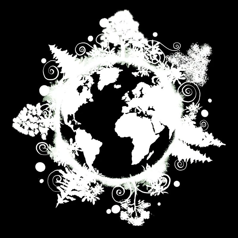 Planet Earth, Trees, Climate Protection, Environment