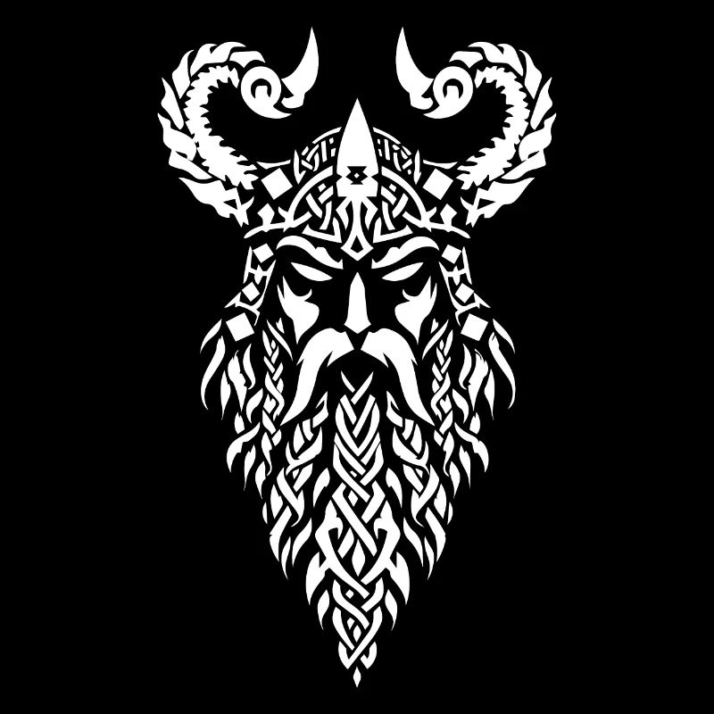 Viking warrior head