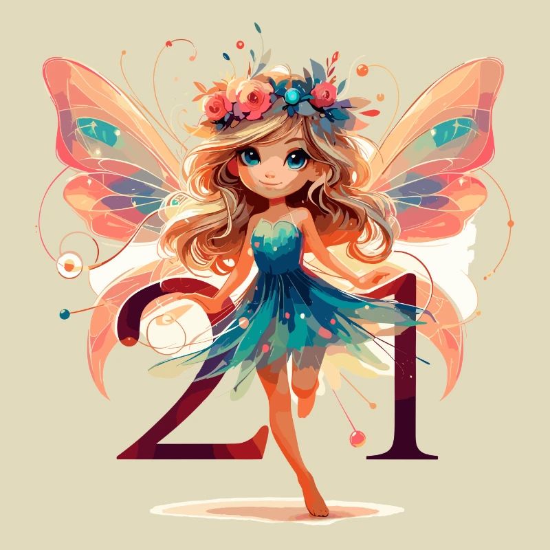 21 ans de conception de fée elfe