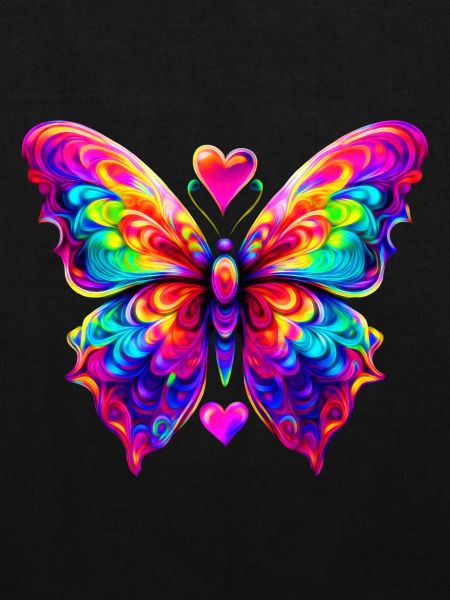 Bunter psychedelischer Schmetterling