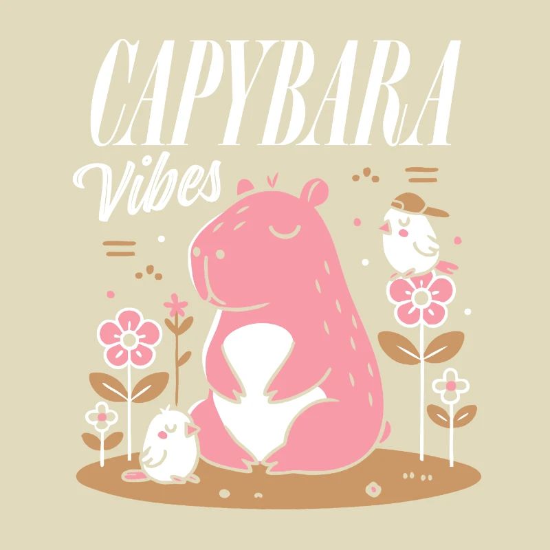 Entspannte Capybara-Vibes