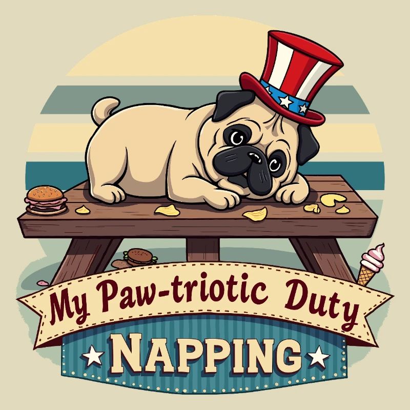 Mops Nickerchen