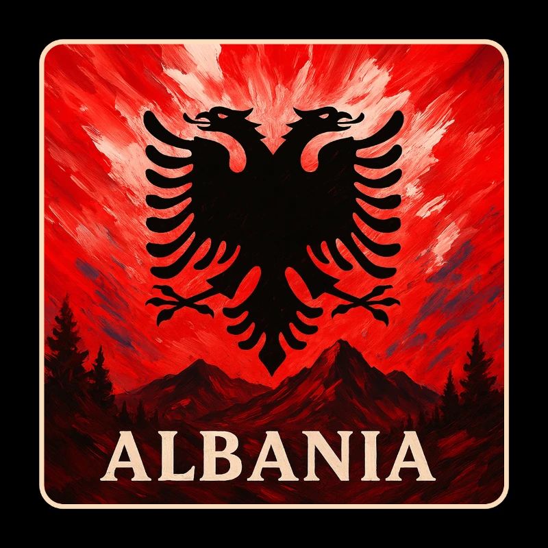 Albanie Double Eagle Design