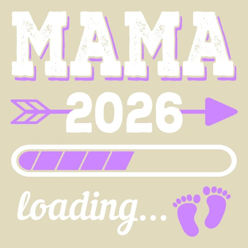 Maman 2026 Loading Idée cadeau de grossesse