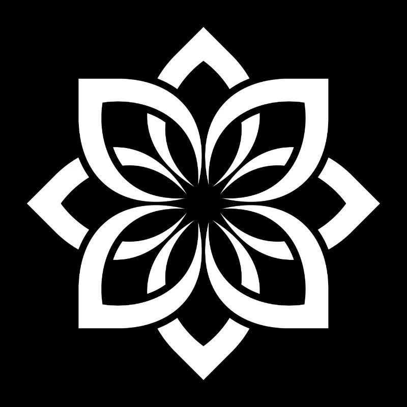 Mandala Fleur Blanche Chogan