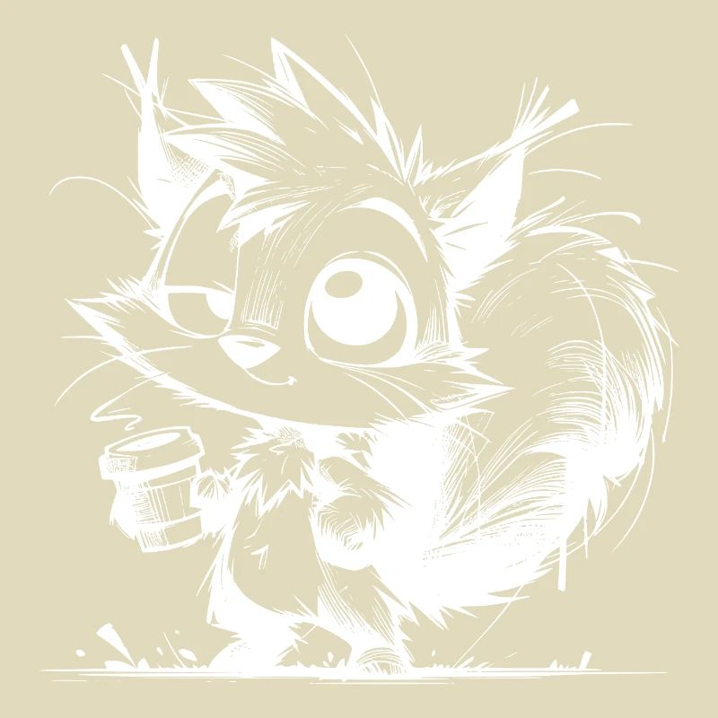 Eichhörnchen noch ein Kaffee? Immer her damit