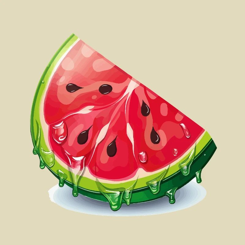 Tranche de pastèque