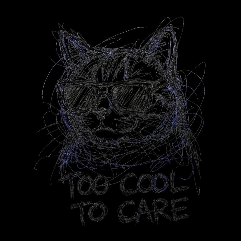 Cool de chat avec lunettes de soleil