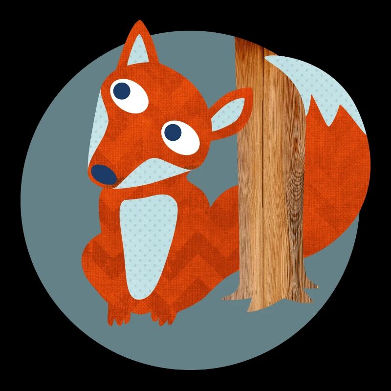 Fox Structure Woodland Nursery Pattern Comic