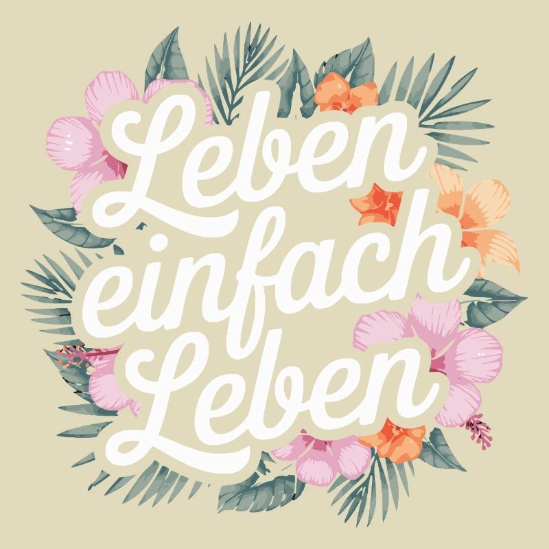 Vivre simplement - expressions positives