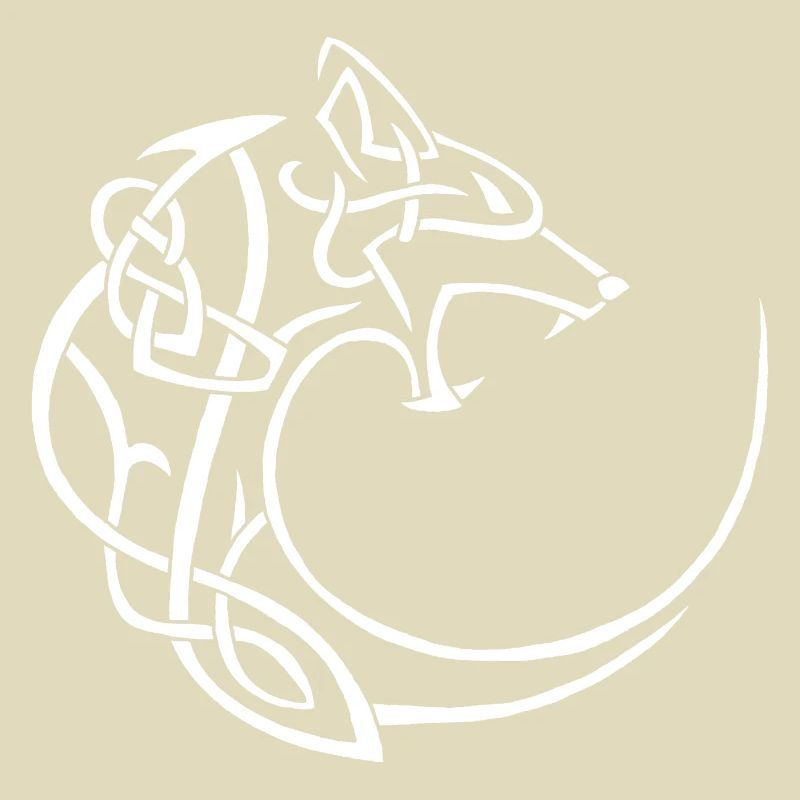 white lunar wolf