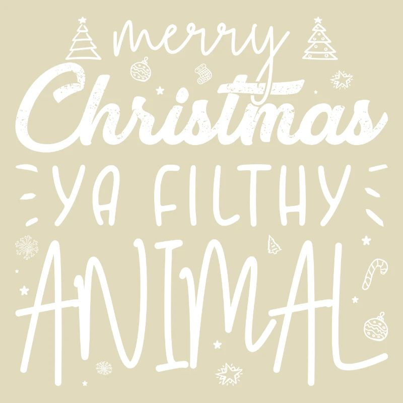 Impression de phrase de Noël effrontée