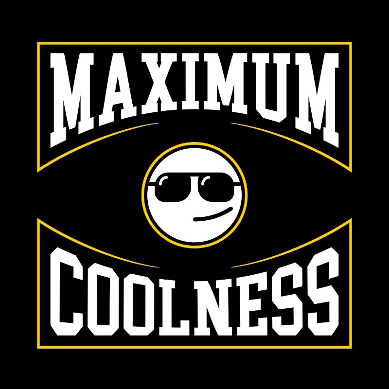 Maximum Coolness Retro Emoticon Design