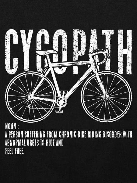 Silhouette de vélo cyclopathe