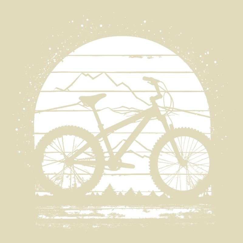 Mountain Biking Drawing